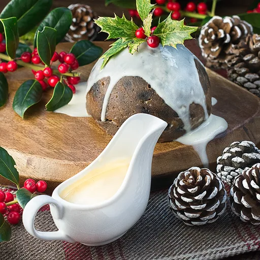 Crema inglesa de brandy y naranja