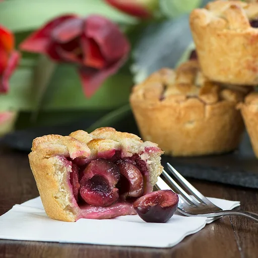 Cherry Pies With A Pretty Lattice Top