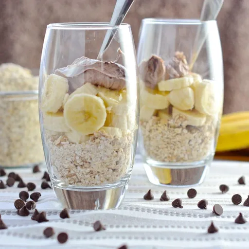 Chocolate, Banana & Almond Breakfast Cheesecake