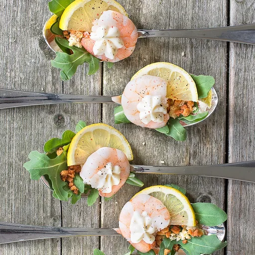 Mini cóctel de gambas