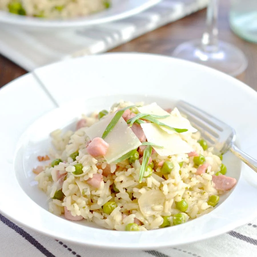 Pancetta, Pea & Manchego Cheese Risotto