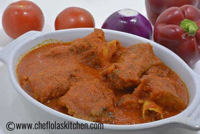 Tomato Stew With Smoked Turkey Wings