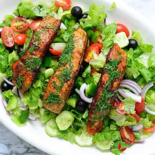 Receta de ensalada de salmón fácil y saludable