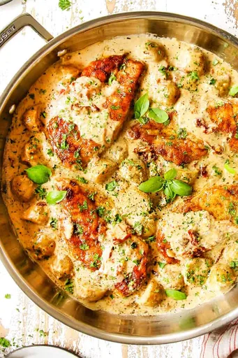Pollo a la toscana