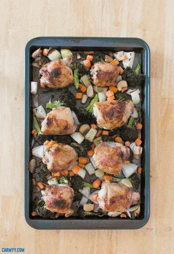 One Sheet Chicken and Vegetables