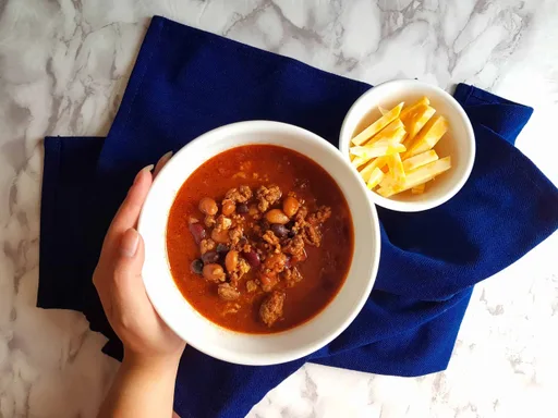 Hearty Slow Cooker Pork and Beef Chili