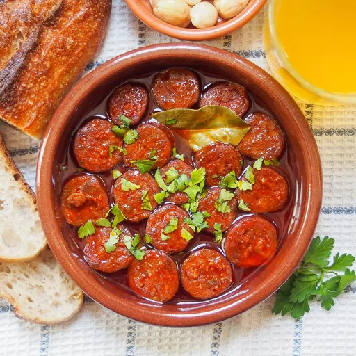 Chorizo a la sidra