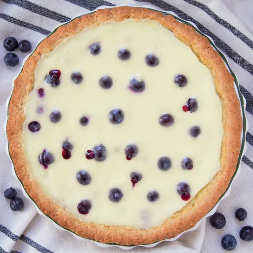 Finnish blueberry pie