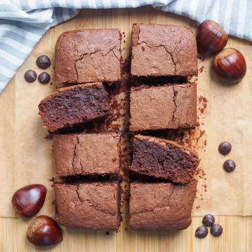 Gluten free chestnut brownies
