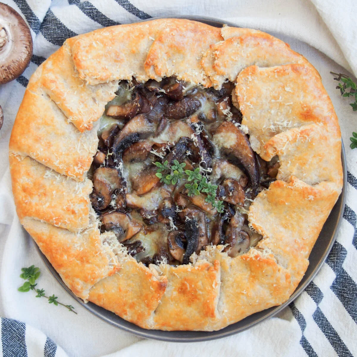 Mushroom galette