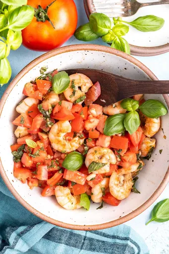 Grilled Shrimp Bruschetta
