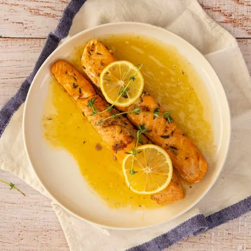 Salmón a la sartén