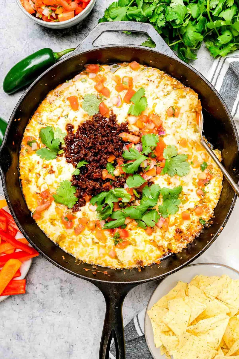 Queso Fundido with Chorizo