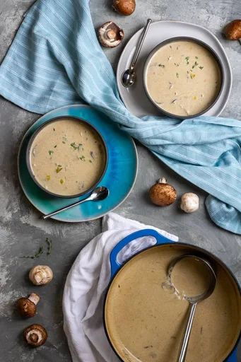 Homemade Cream of Mushroom Soup
