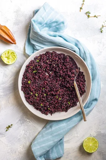 Arroz negro en Instant Pot