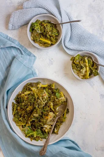 Zarza rizada en Olla Express (Cocina Lenta)