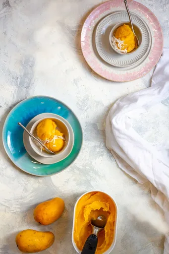 Sorbete de mango
