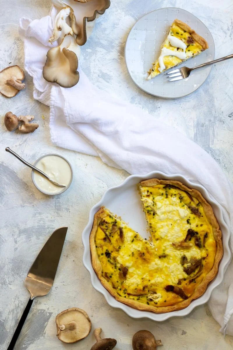 Mushroom Quiche