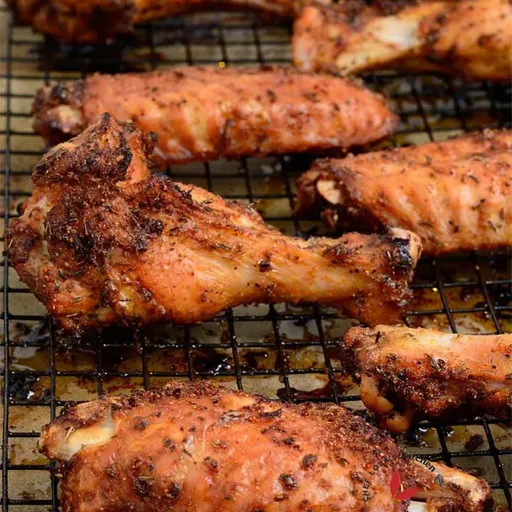 Alitas de pavo crujientes asadas al horno