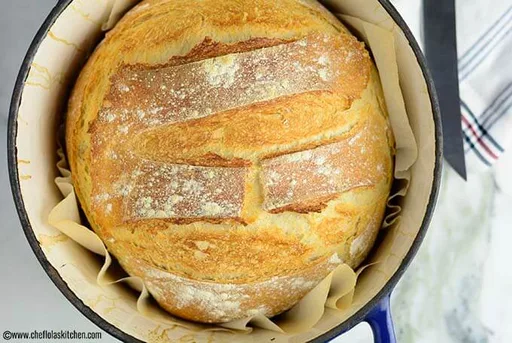 Crusty No-knead Dutch Oven Bread