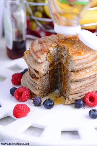 Tortitas de platano y avena