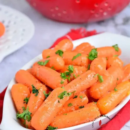 Zanahorias glaseadas con miel