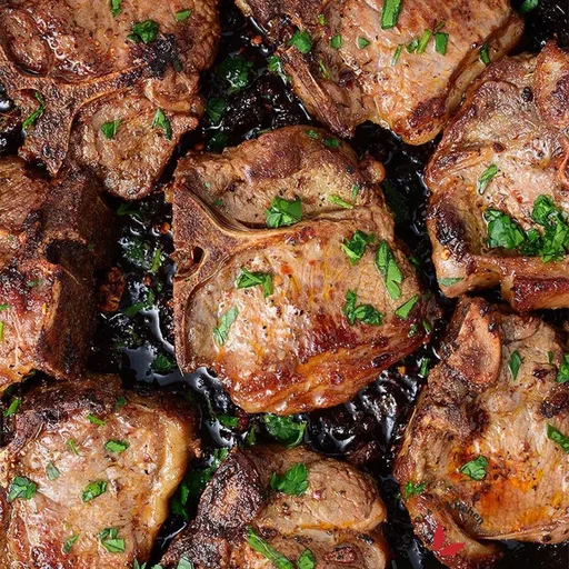 Chuletas de cordero a la sartén