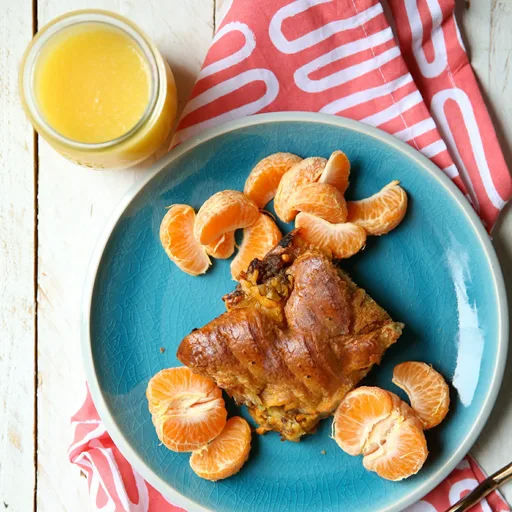 Sausage, Egg, and Cheese Croissant Breakfast Casserole