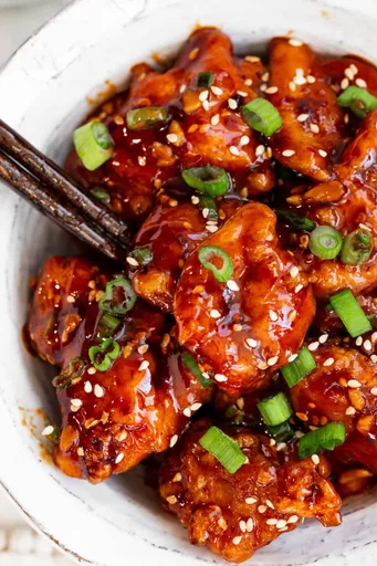 Healthy General Tso’s Chicken (Crispy, Better Than Takeout, Paleo)