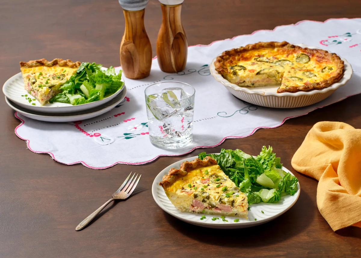 Tarta de Jamon con Queso, Jalapeños y Habaneros