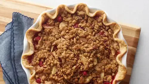 French Cranberry-Apple Pie