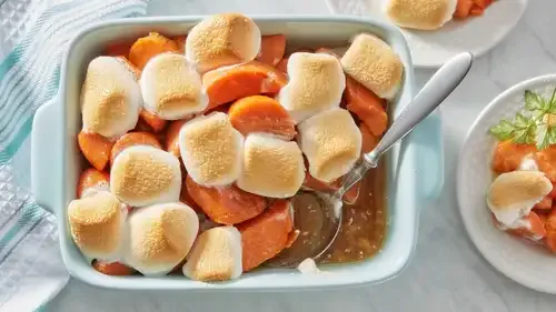 Marshmallow-Topped Sweet Potatoes