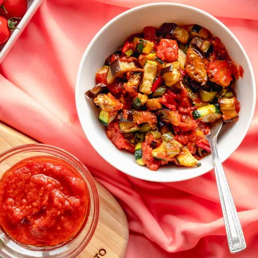 Fried Eggplant With Tomato Sauce