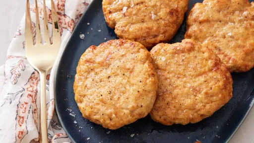 Receta de hamburguesas de pollo en freidora de aire