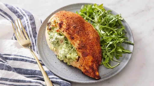 Receta de pechugas de pollo rellenas en freidora de aire