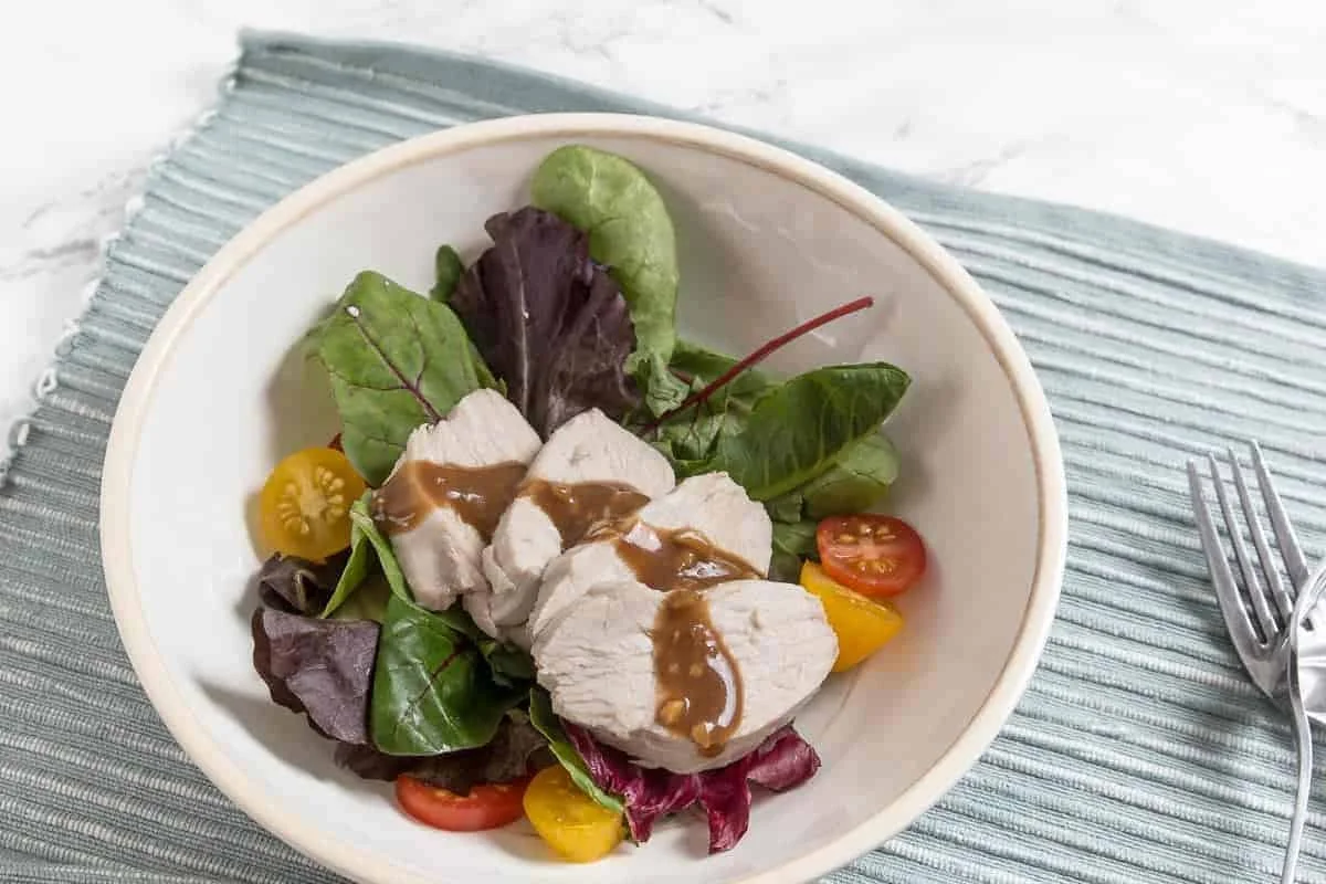 Instant Pot Chicken Salad with Honey Mustard Vinaigrette