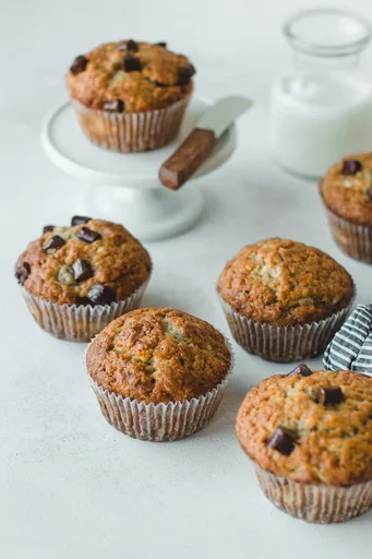 Banana Chocolate Chip Muffins