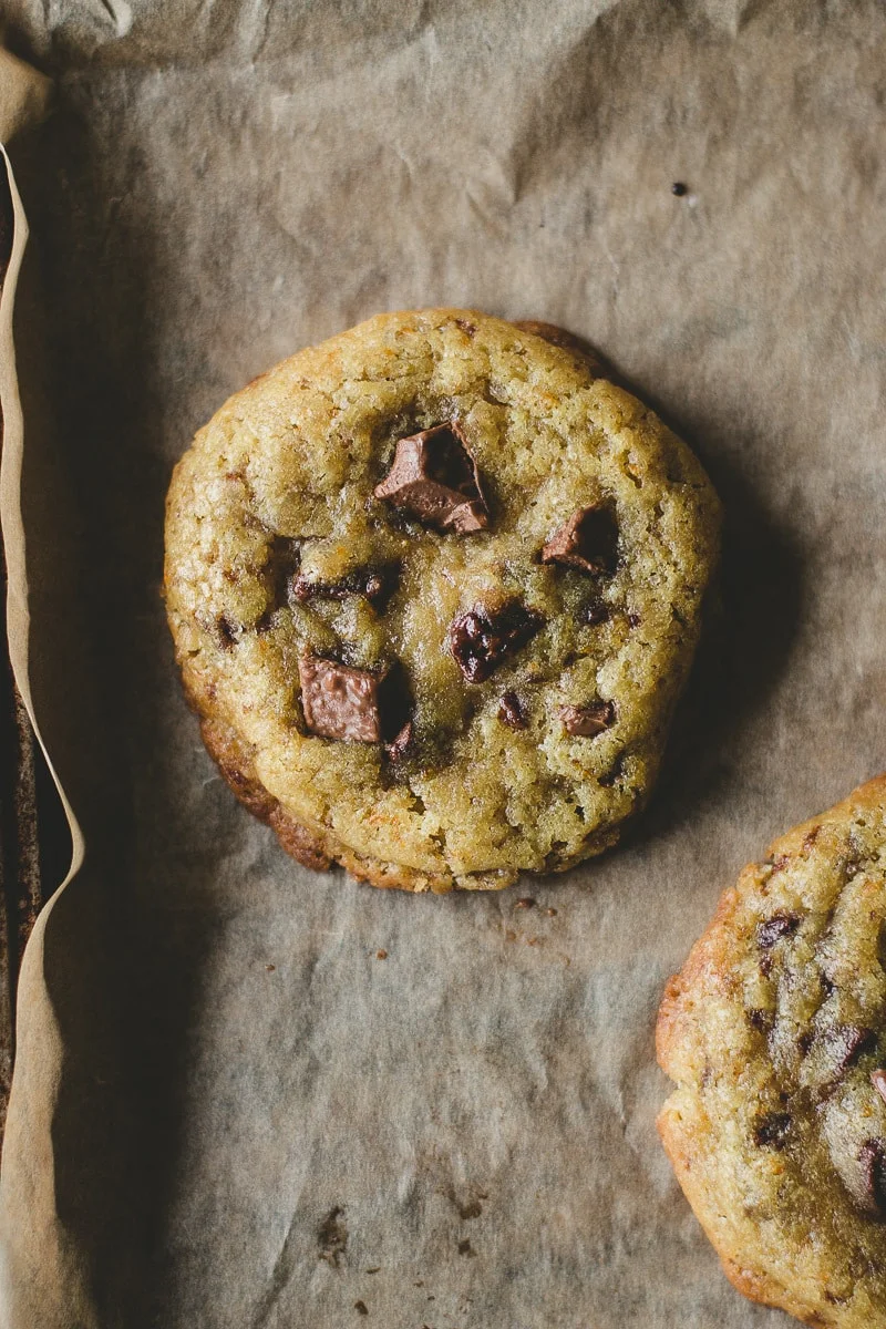 Orange Milk Chocolate Cookies