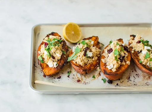Quinoa Stuffed Sweet Potatoes