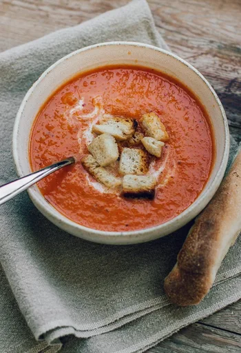 Roasted Red Pepper Tomato Soup