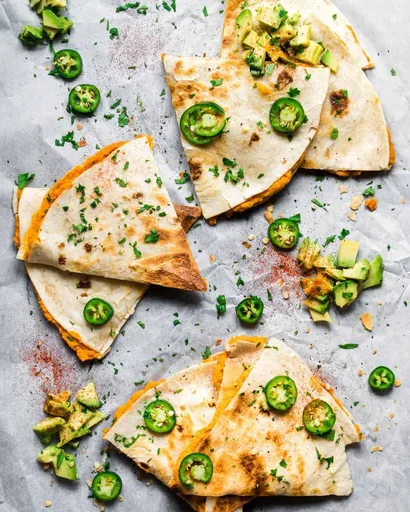 Sweet Potato Chickpea Quesadillas
