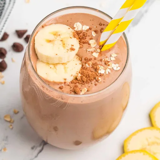 Chocolate Peanut Butter Banana Smoothie