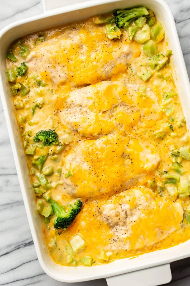 Sformato di pollo, broccoli e cheddar