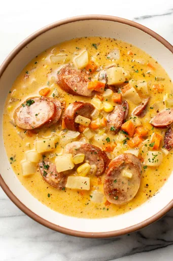 Creamy Kielbasa Potato Soup
