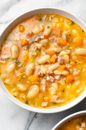 Easy Ham and Bean Soup