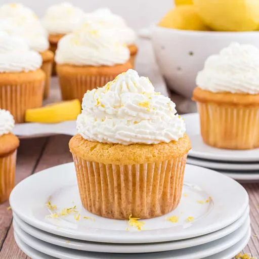 Lemon Pudding Cupcakes
