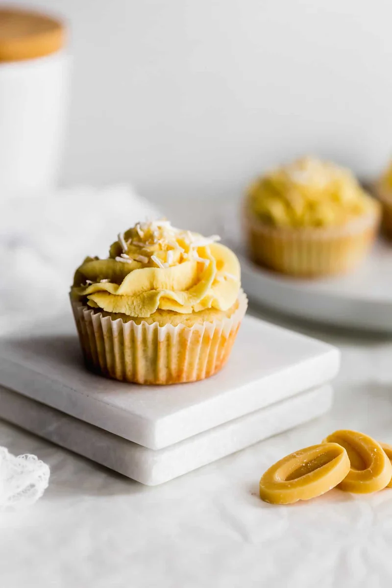 Coconut Passionfruit Cupcakes