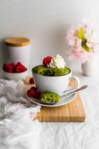 Easy Matcha Mug Cake