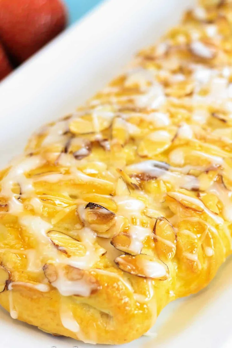 Danish Recipe with Almonds and Cream Cheese