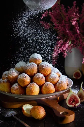 Buñuelos rusos de queso fresco - Ponchiki